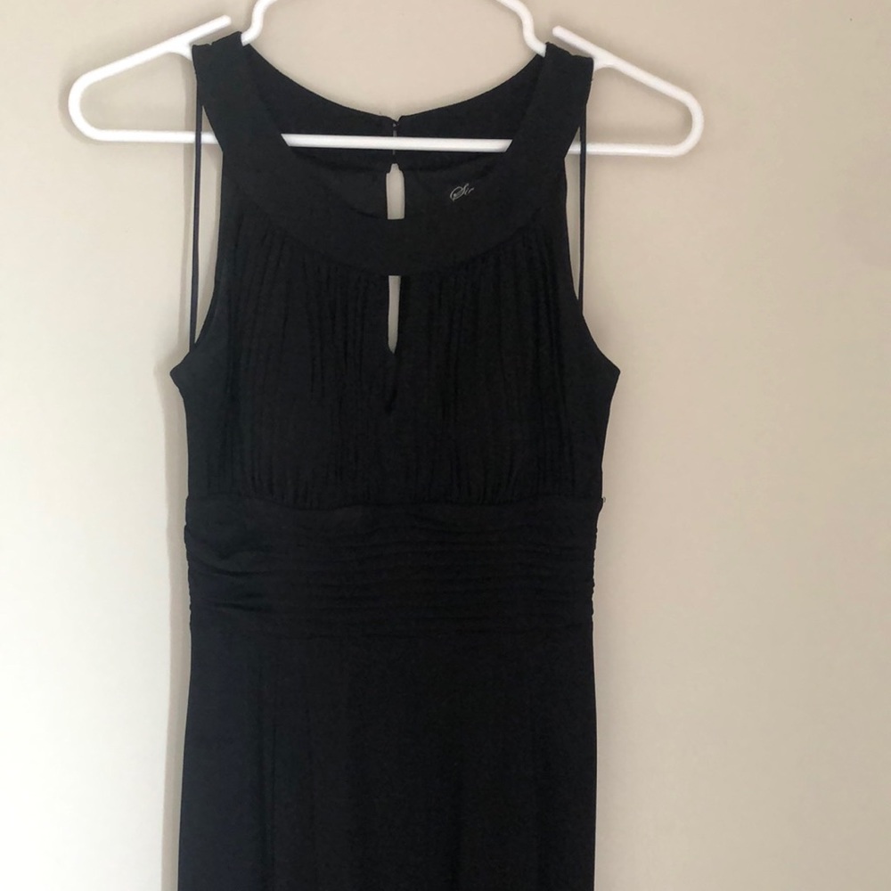 Full length black dress, size 4